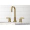 Kingston Brass FSC8933NDL NuvoFusion Widespread Bathroom Faucet W/ Brass Pop-Up, Brass FSC8933NDL - alternate 6